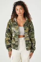 Camo jacket womens forever 21 cheap