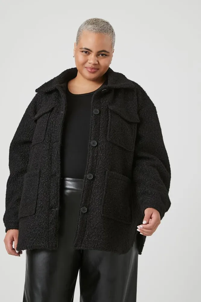 Shearling coat forever 21 clearance