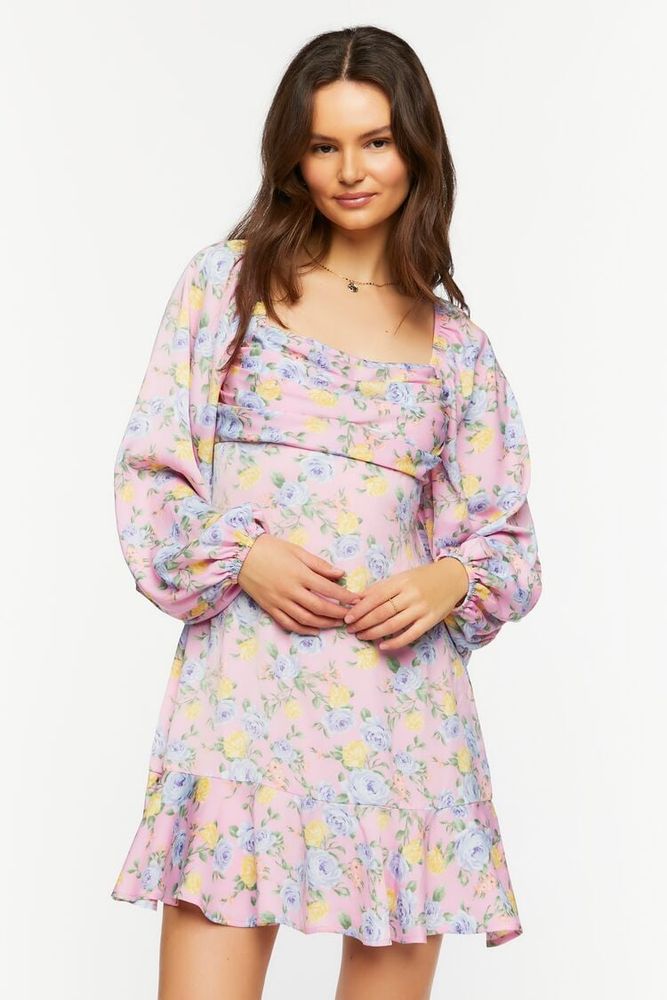 Flounce mini sales dress forever 21