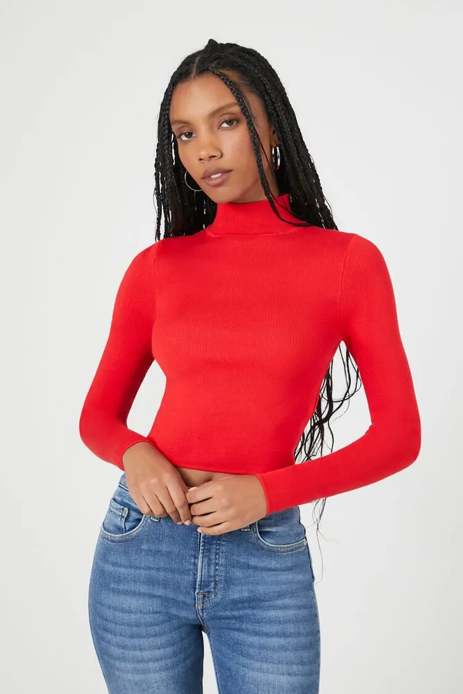 Forever 21 hot sale mock neck sweater