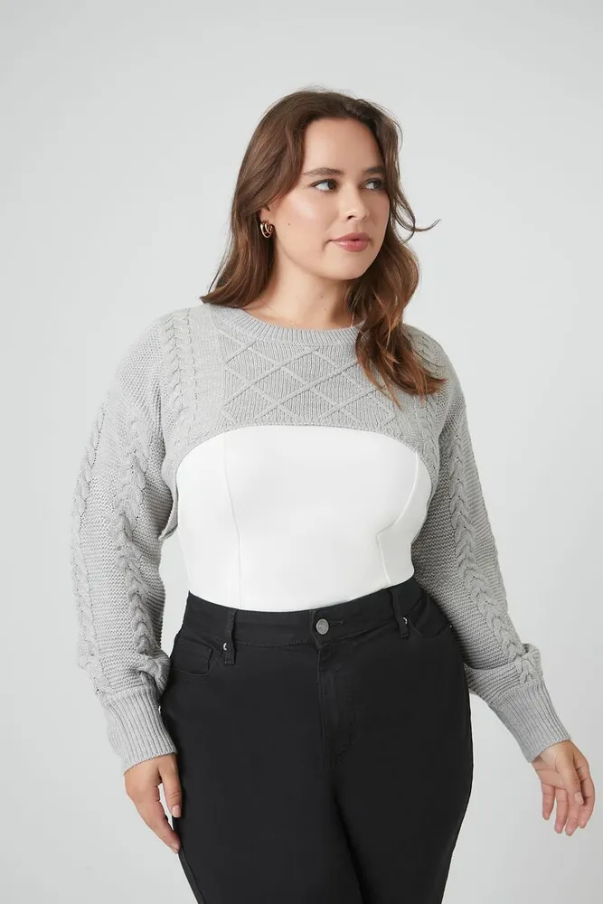 Forever 21 cable knit sweater online