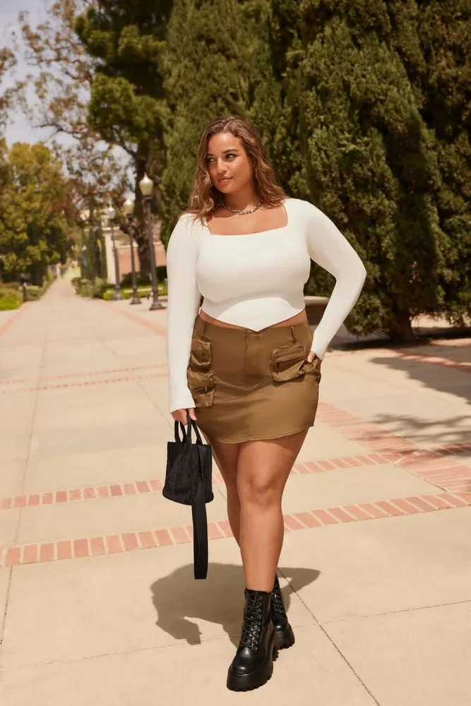 Cargo skirt deals forever 21