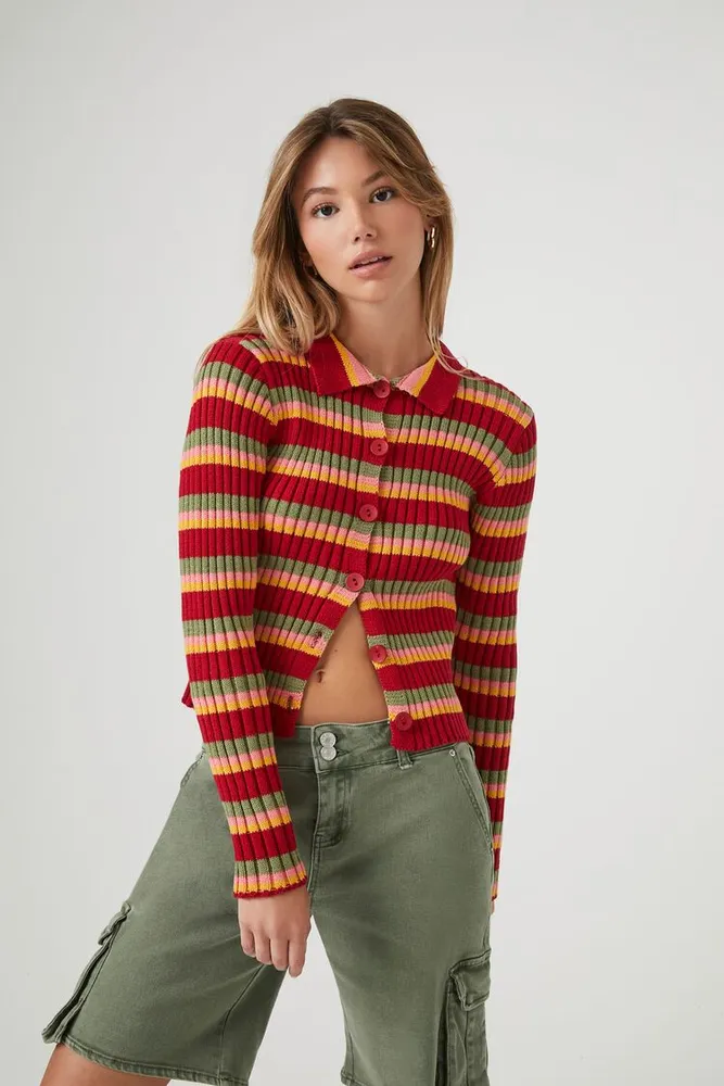 Forever 21 outlet red cardigan