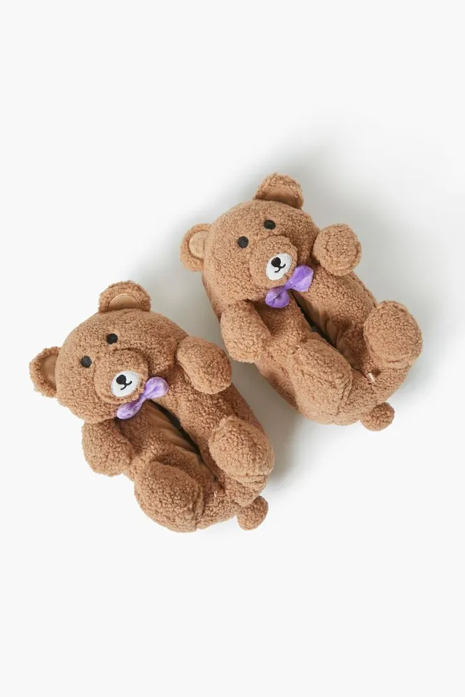 Teddy bear hotsell slippers forever 21
