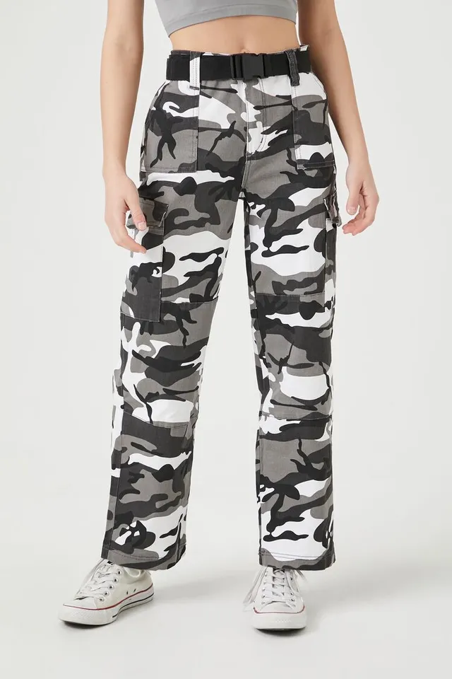 Forever 21 camo cargo pants womens store