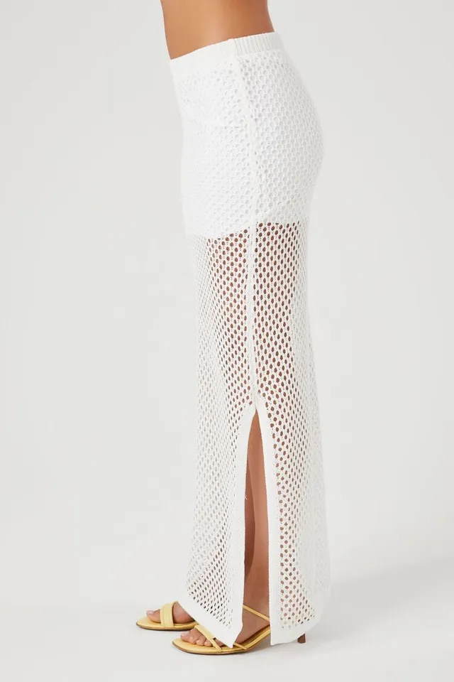 Mesh maxi skirt forever 21 cheap