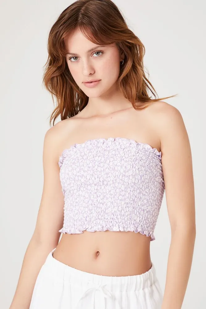 Forever 21 smocked tube top clearance