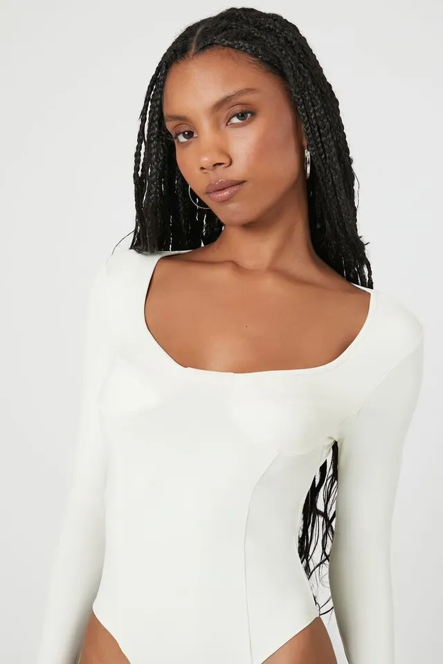 Forever 21 shop long sleeve bodysuit