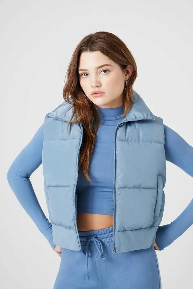 Funnel neck puffer jacket forever 21 on sale