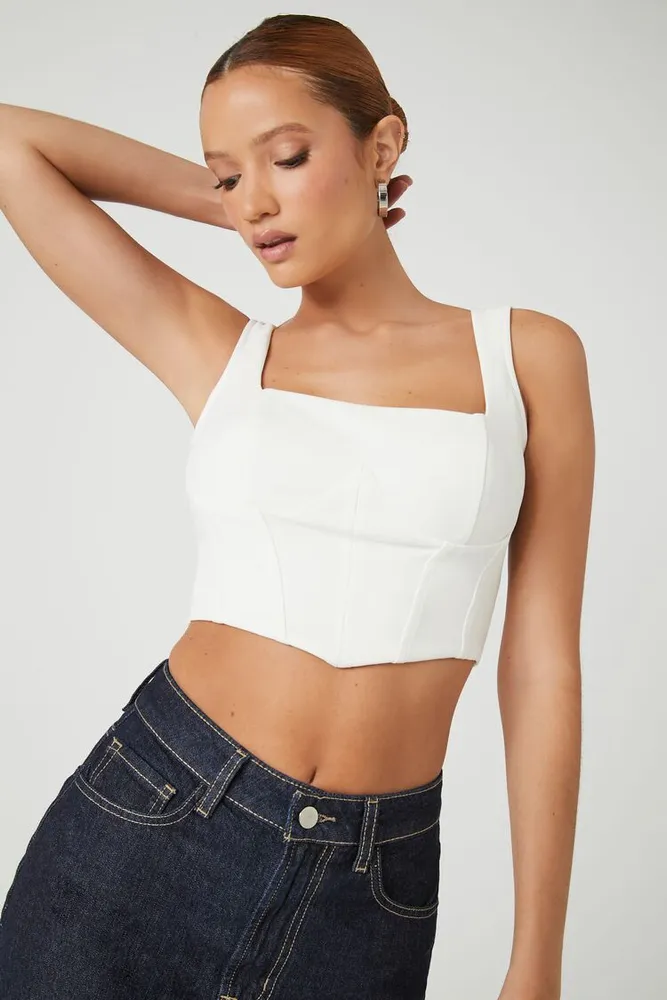 Corset crop top forever 21 online