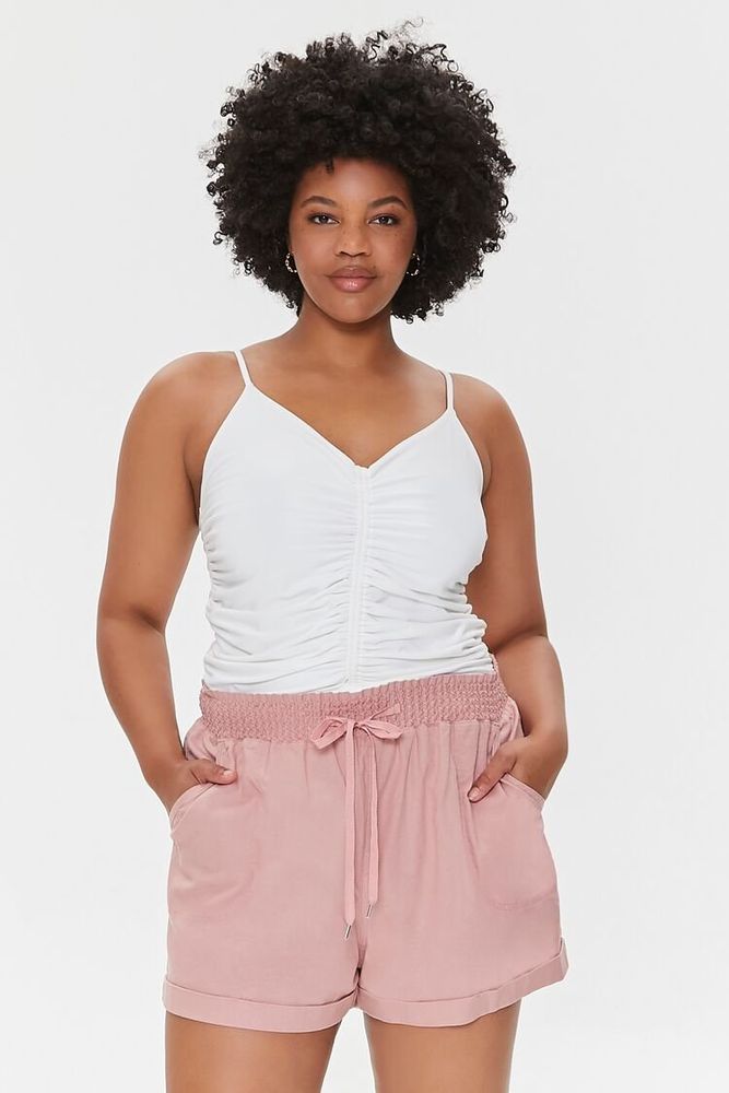 Paperbag shorts forever 21 hot sale