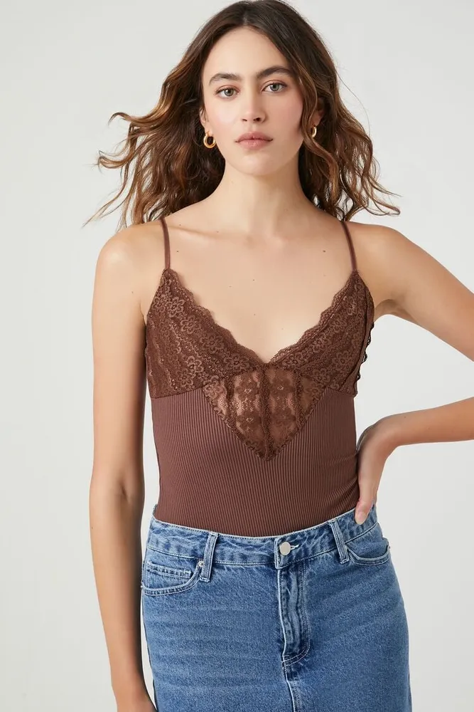 Forever 21 lace trim cami sales