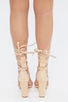 Faux suede block heels forever 21 shop