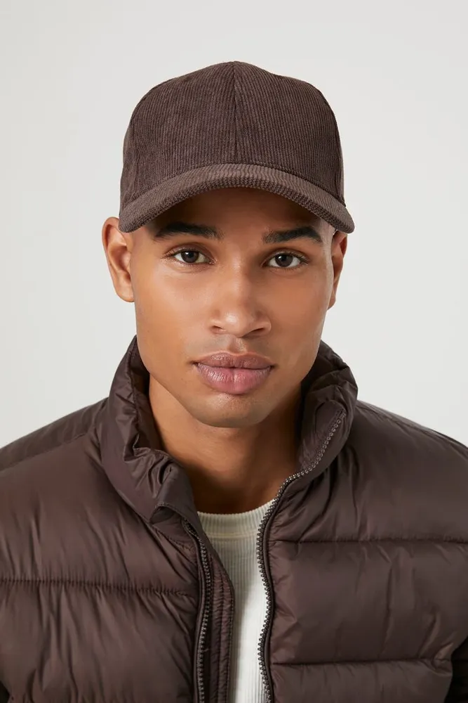 Mens corduroy 2025 baseball cap