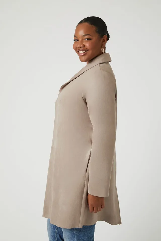 Forever 21 beige coat outlet