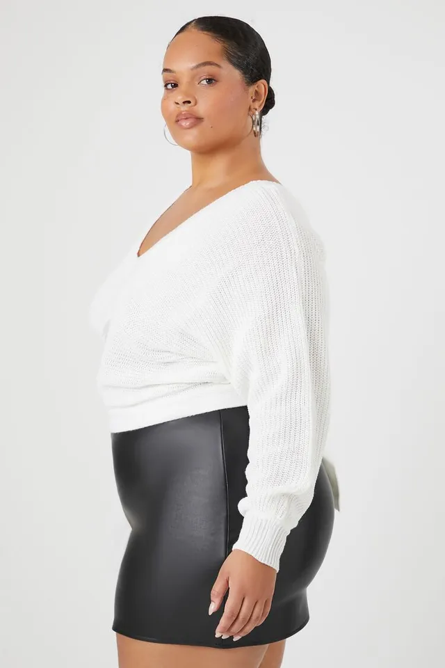 Tie back sweater forever 21 store