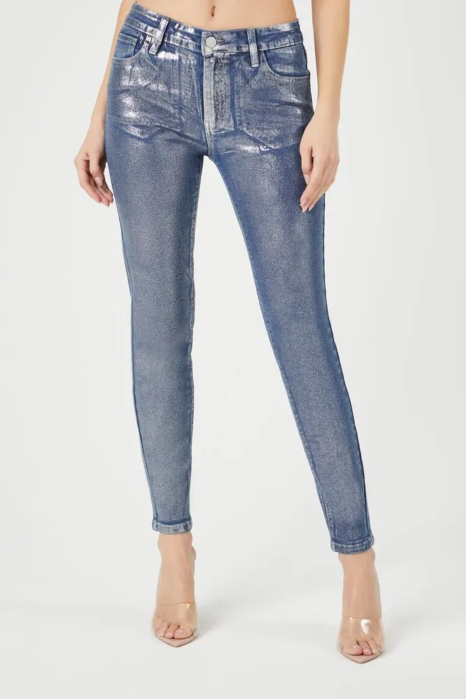 Metallic jeans online forever 21