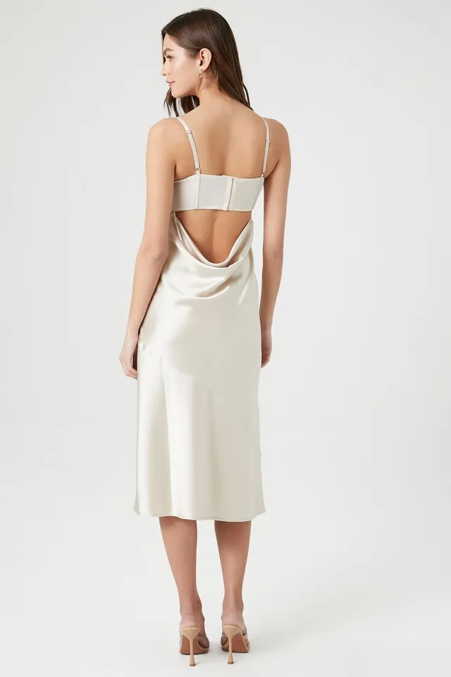 Satin slip dress forever 21 top