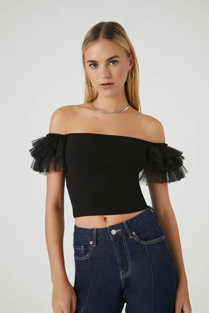 Forever 21 sales crop top sweater