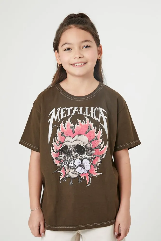 Metallica t shirt girl clearance