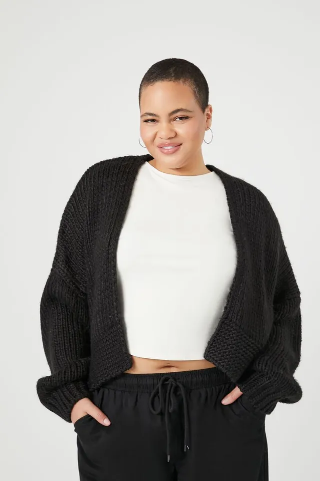 Draped open front sales cardigan forever 21