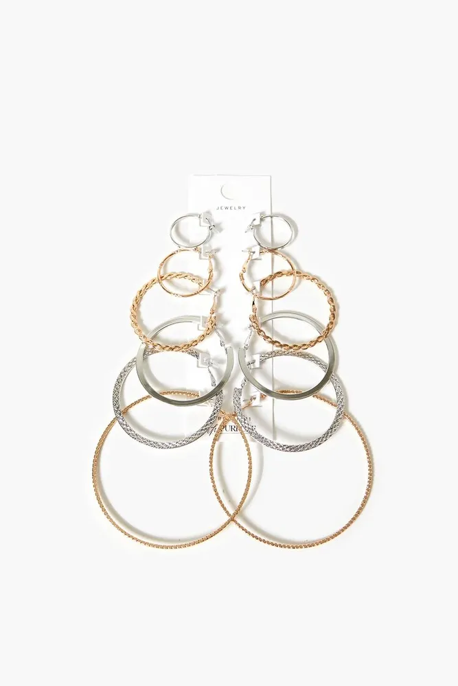 Forever 21 hoop earring set hot sale