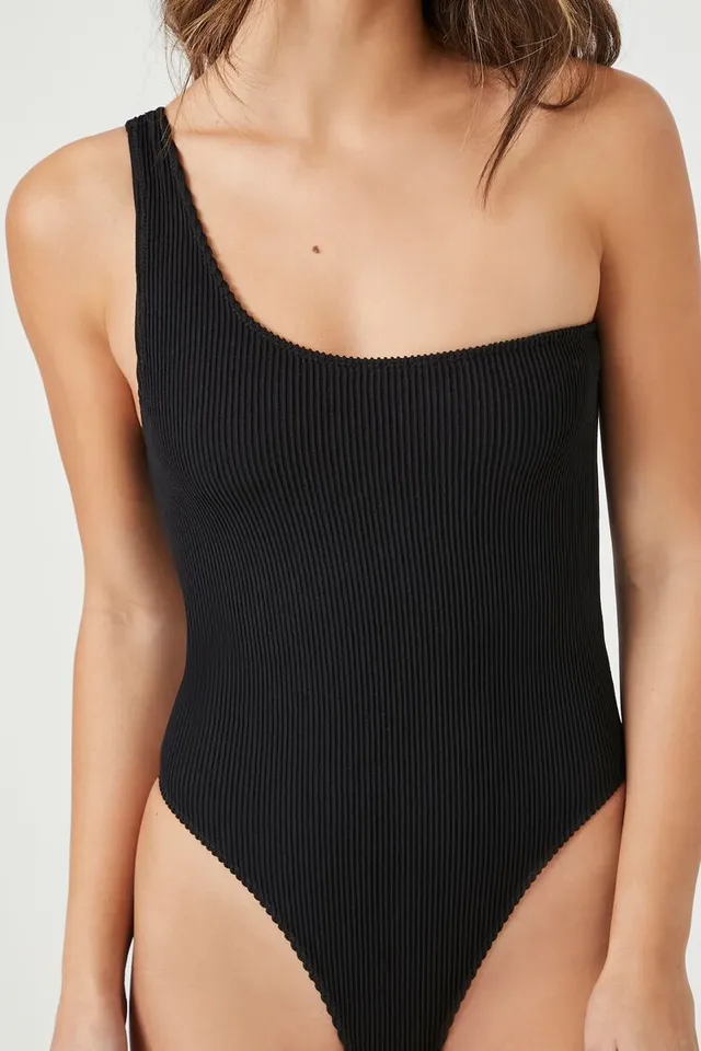 Forever 21 black one piece discount
