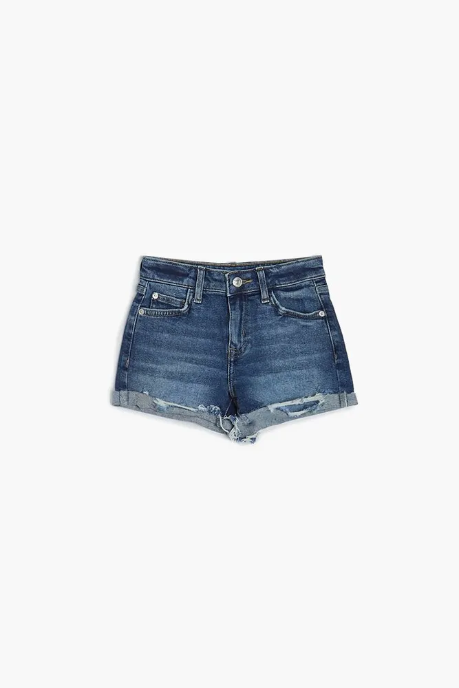 Forever 21 outlet distressed denim shorts