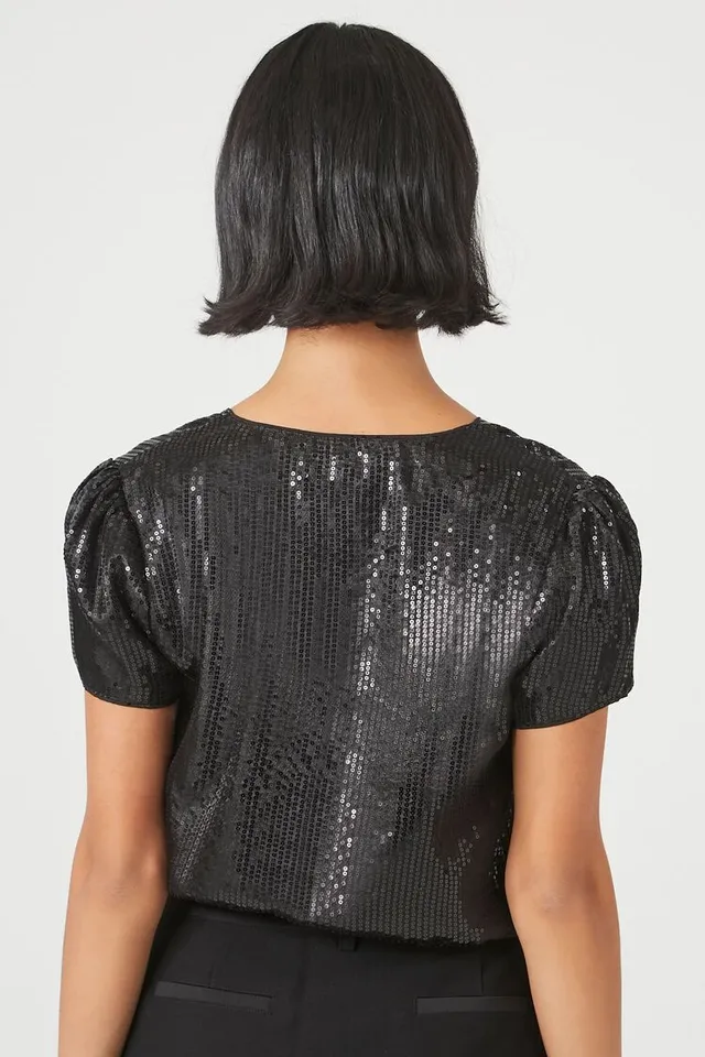 Forever 21 sequin shirt sales