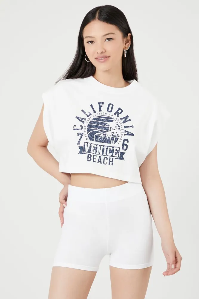 Forever 21 Women s Organically Grown Cotton Hot Shorts in White