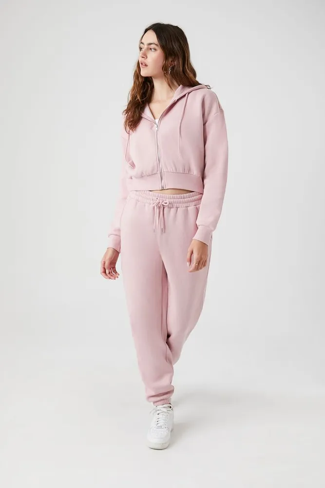 Fleece discount drawstring joggers