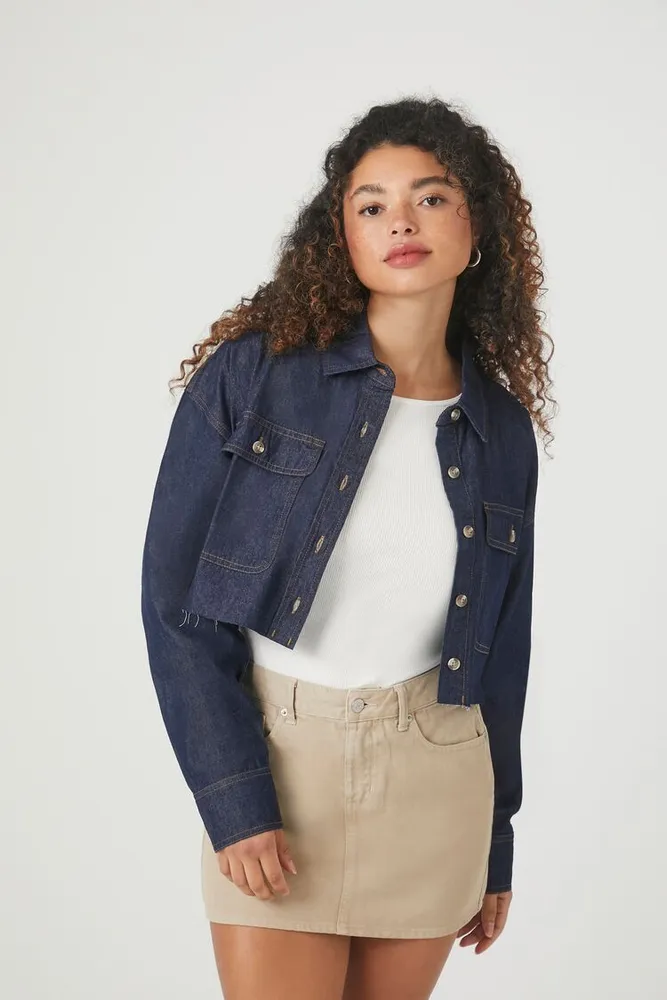 Forever 21 deals denim shirt womens