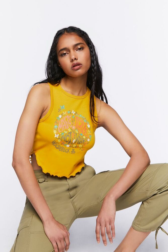 Forever 21 yellow tank sales top