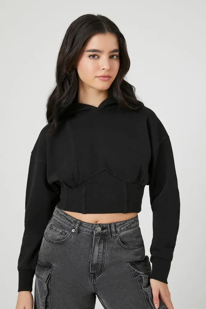 Crop top hotsell hoodie forever 21