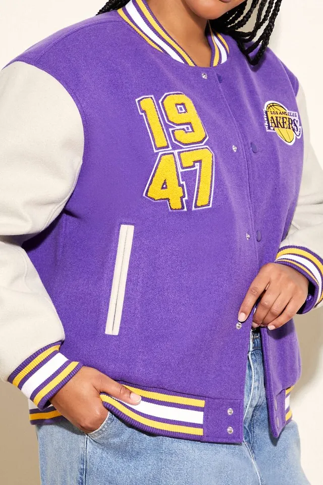Lakers jacket forever 21 top