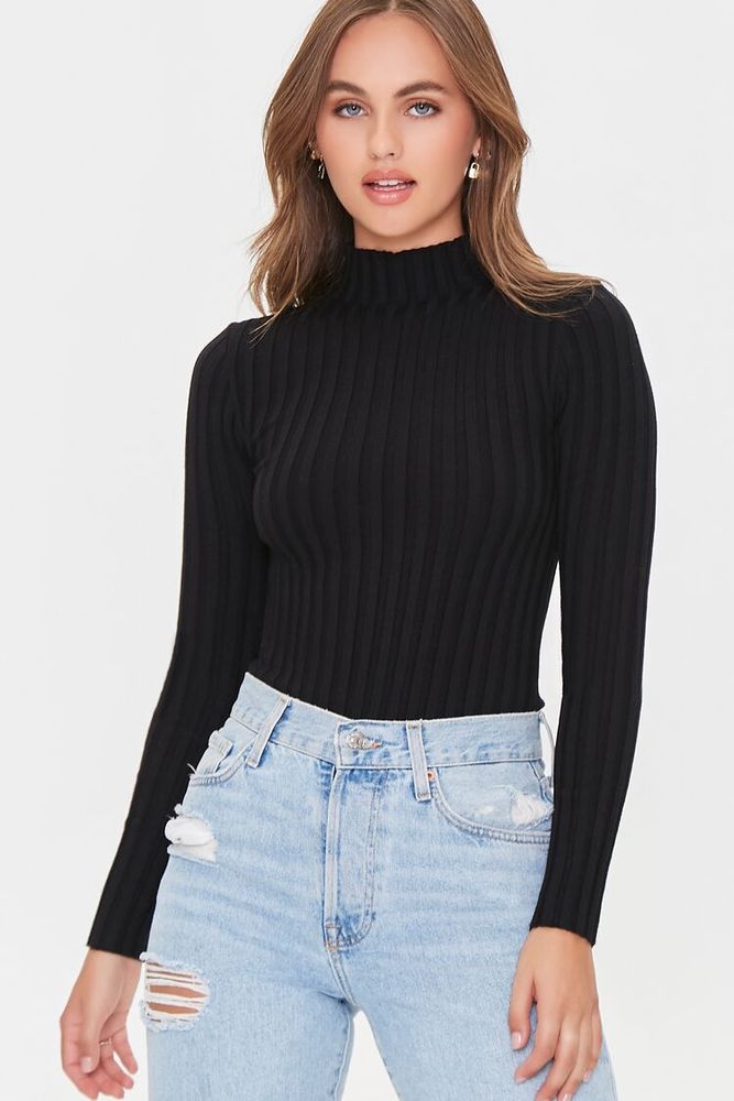Lettuce edge mock neck top clearance