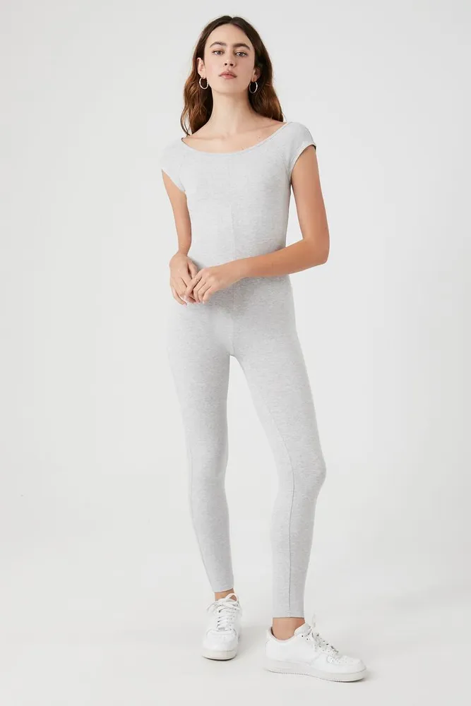 Grey new arrivals fitted jumpsuit