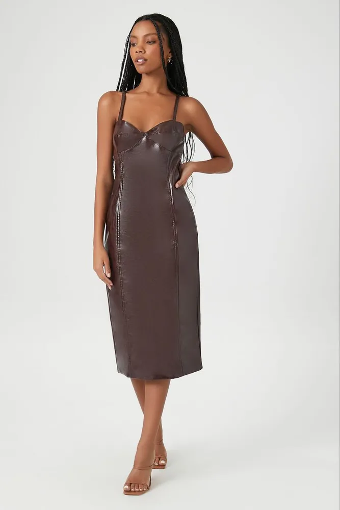Forever 21 sales leather dress