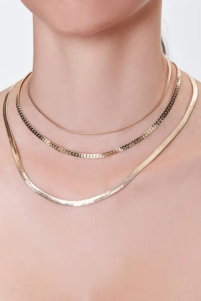Forever 21 gold chain necklace new arrivals