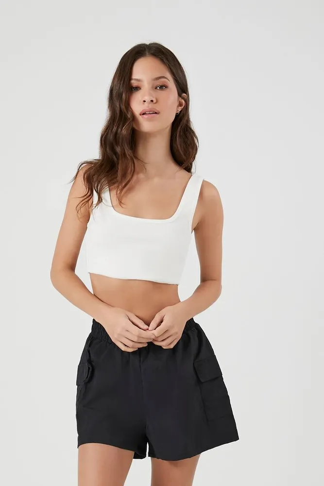 Pull on cargo shorts womens sale