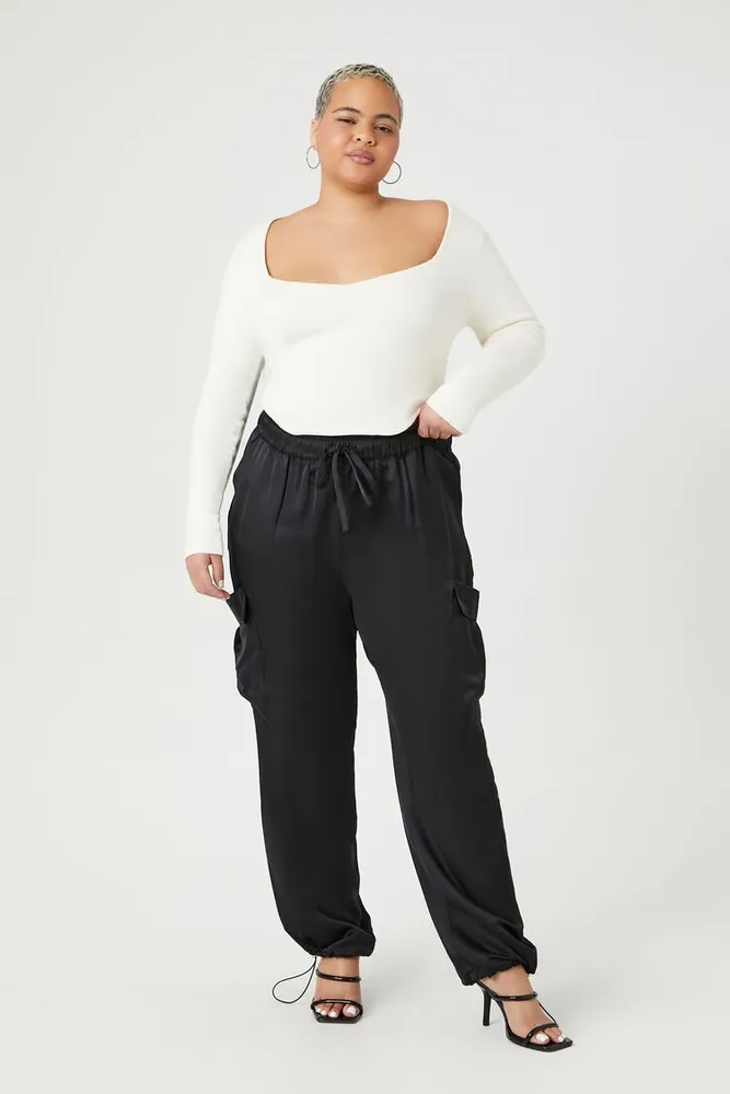 Satin joggers new arrivals forever 21