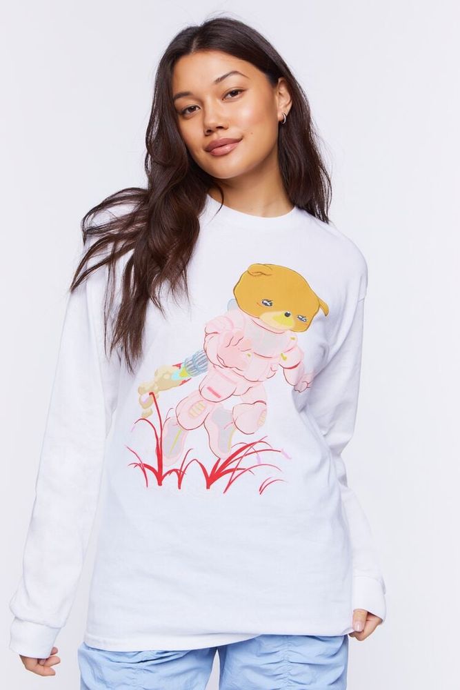 Missguided bear sweatshirt sales