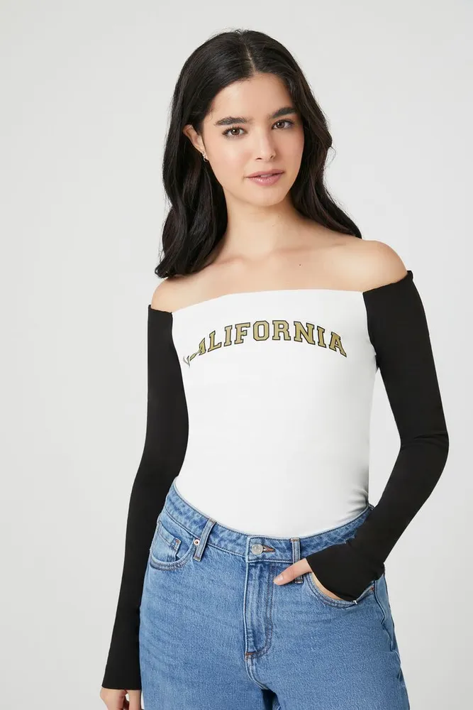 Forever 21 white deals off shoulder top