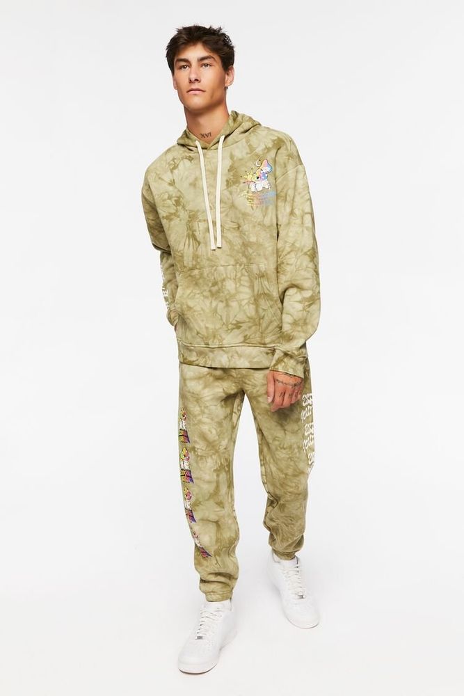 Forever 21 tie dye joggers best sale