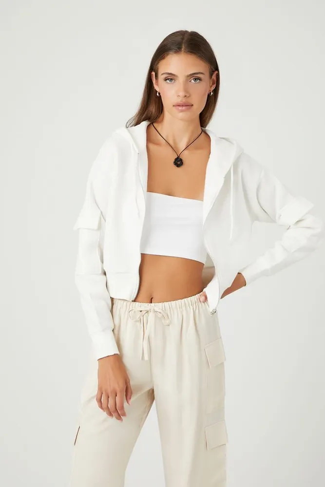 Forever 21 deals white hoodie