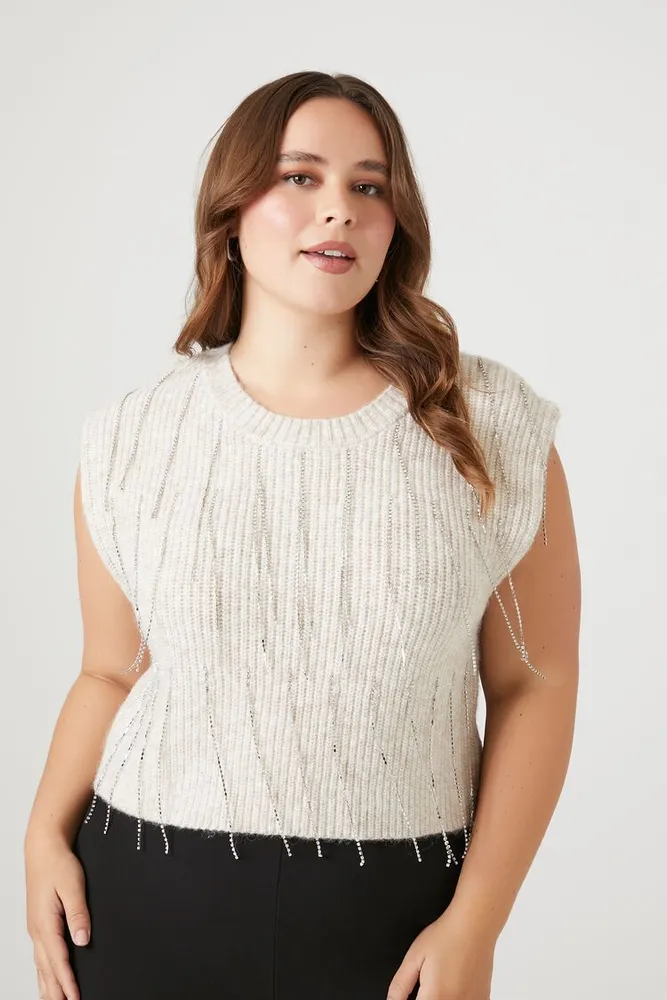 Forever 21 fringe sweater deals