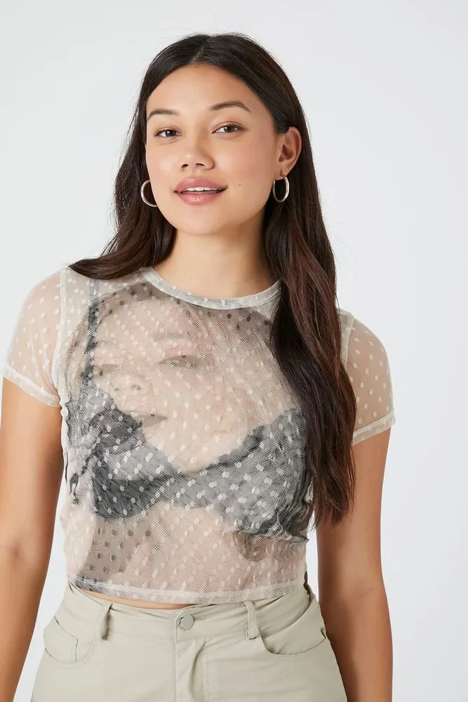 Mesh t shirt forever 21 2025