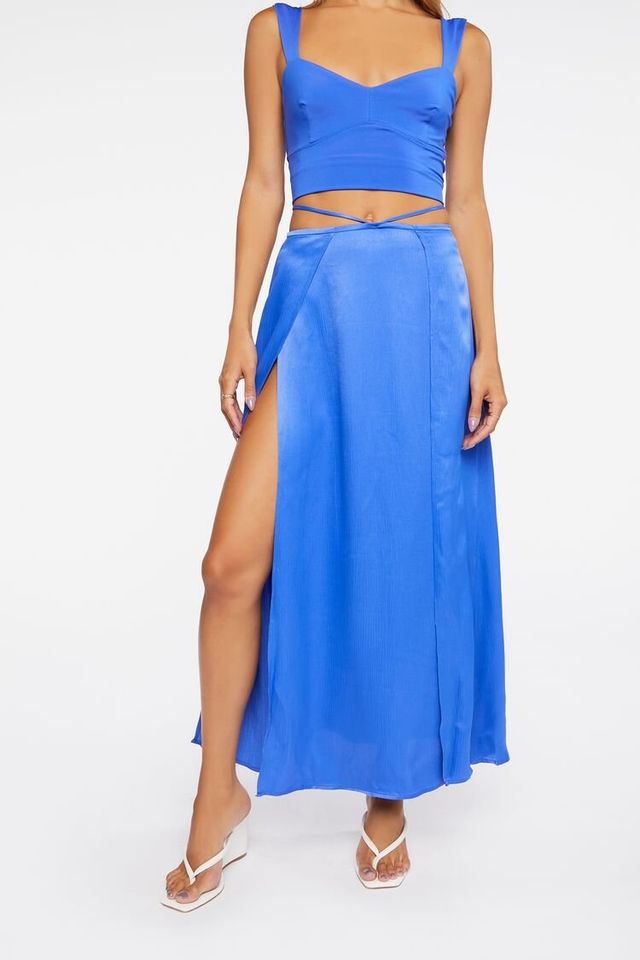 Royal blue maxi 2025 skirt forever 21