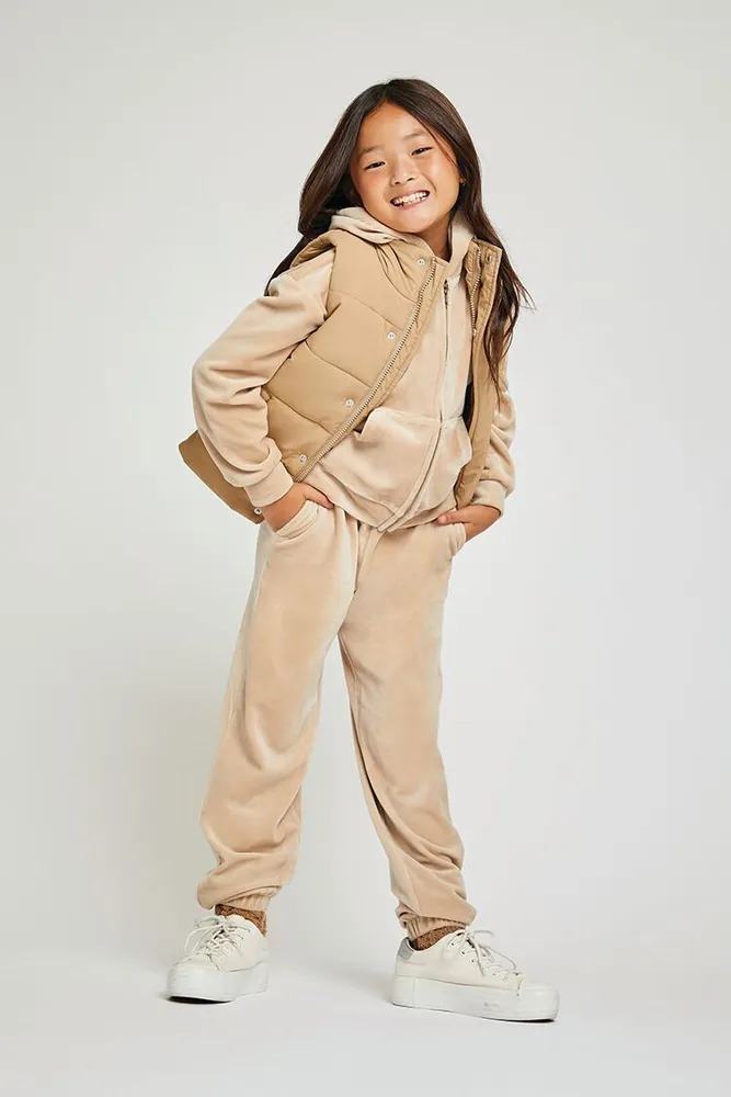 Forever 21 Girls Velour Joggers Kids Plaza Las Americas