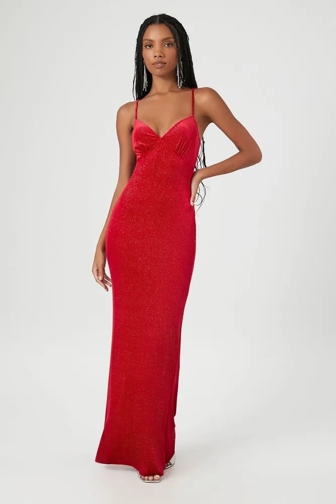 Forever 21 hotsell long red dress